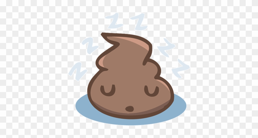 Stickers Poop Poopemoji Illustration Doodle Drawing - Sleepy Poo #1257142