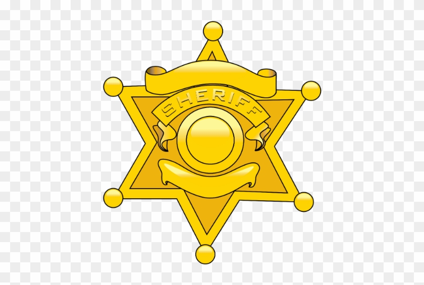 Pirate Chain Of Command Quartermaster - Cartoon Sheriff Badge Clipart #1257184