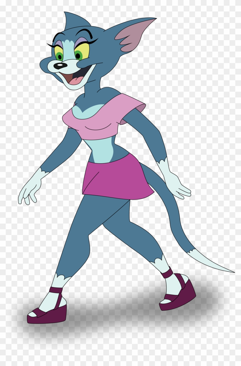 Tom Genderbent Clothed Vector By Insert Artistic Nick - Tom And Jerry Toodles Deviantart #1257199