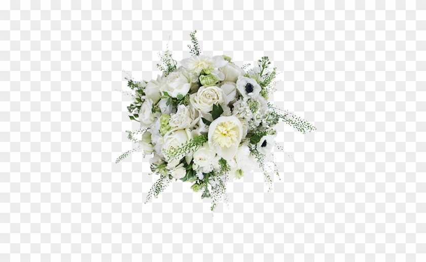 Idealist Romantic Bouquet - White Flower Bouquet Png #1257226