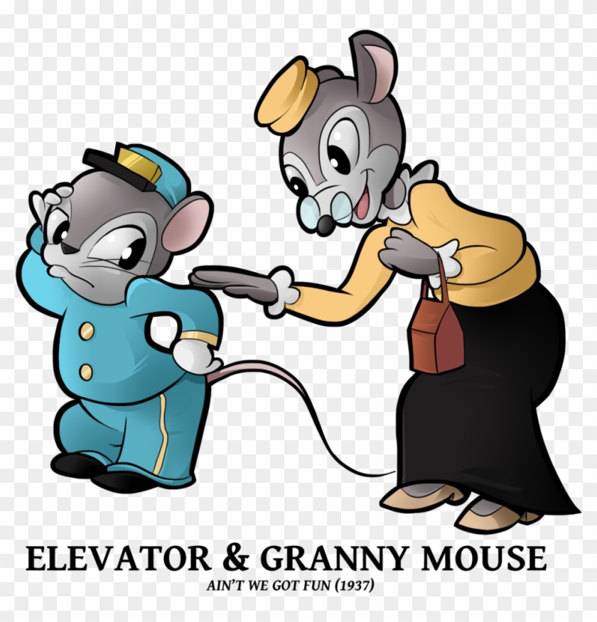 Elevator 'n Granny Mouse By Boscoloandrea - Ain T We Got Fun 1937 #1257252
