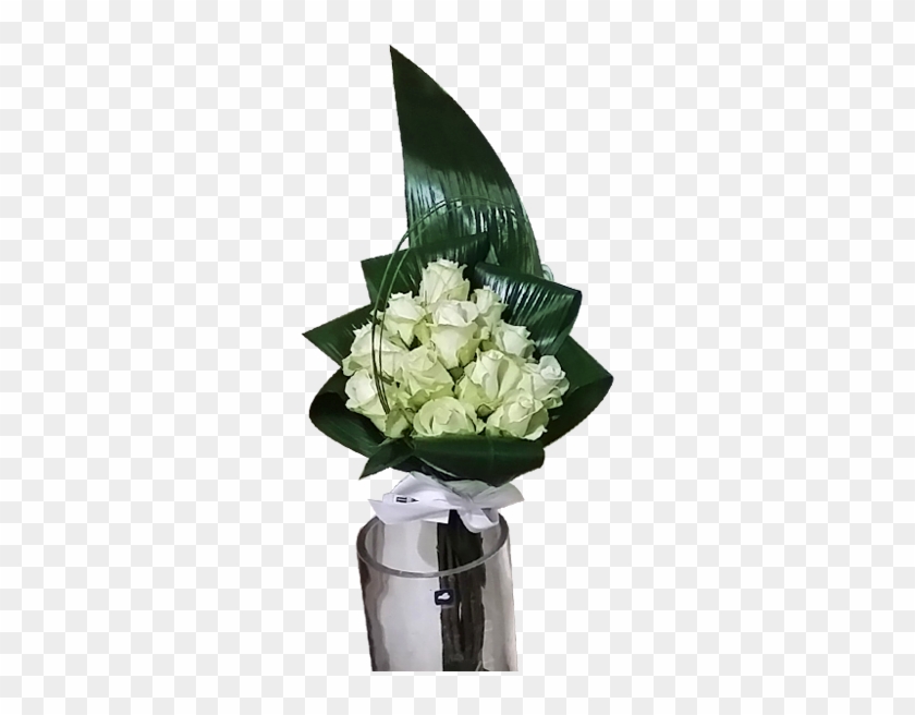 Only White Rose Bouquet - Garden Roses #1257289