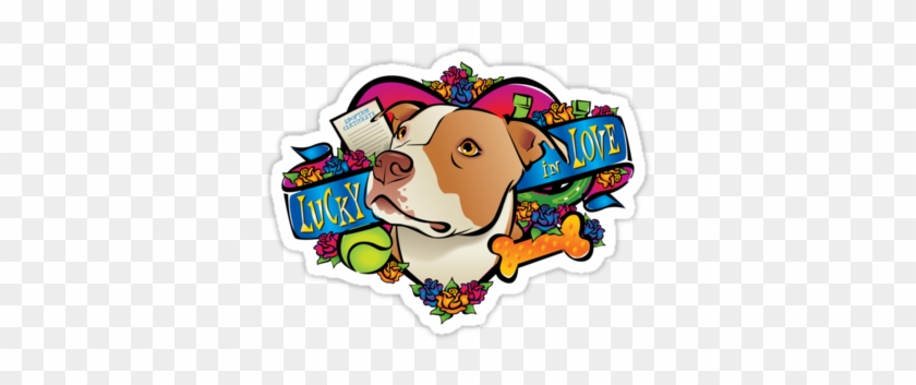 Dog - Lucky In Love Greeting Card #1257291