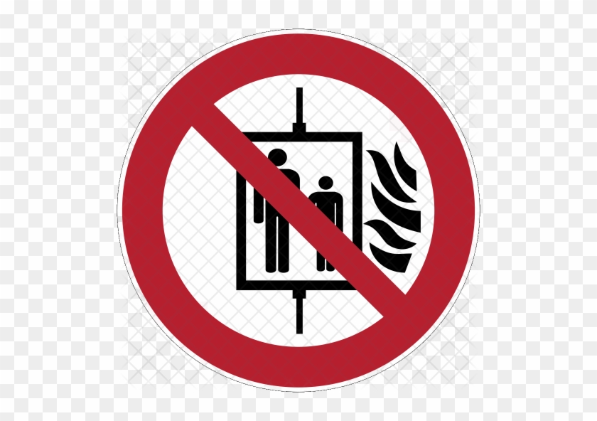 Prohibition Icon - Consigne De Securite De L Incendie #1257338