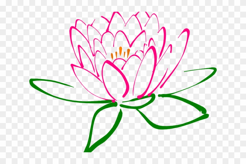 Flower Clipart Pink Lotus - Spa Clipart #1257347