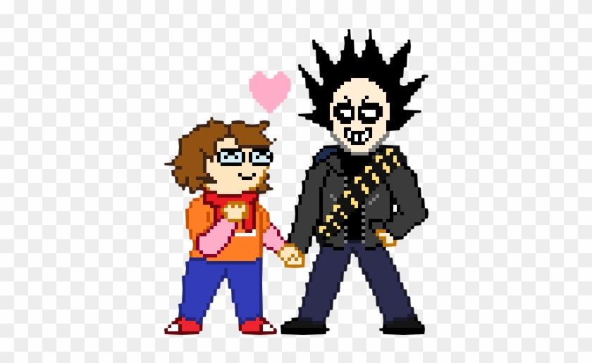 Hyper Fangirl/devil Boner Pixel By Mightymewtron - Nostalgia Critic X Hyper Fangirl #1257521