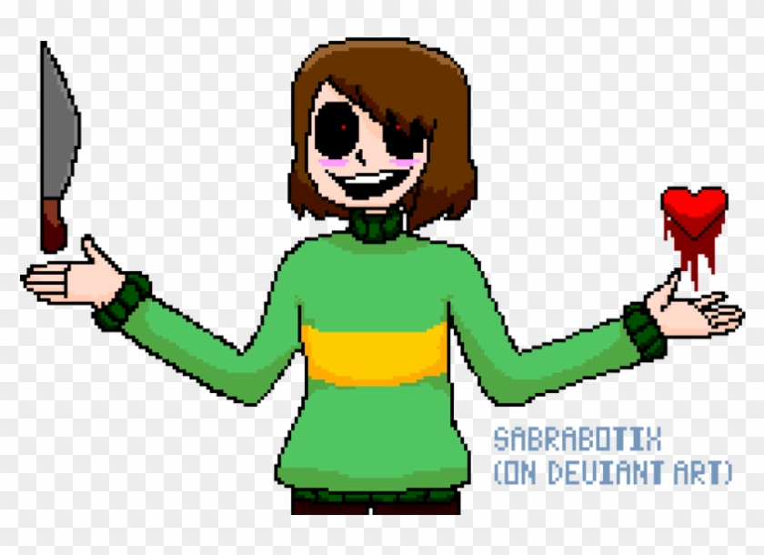 Pixel Art By Sabrabotix - Chara Pixel Art #1257529