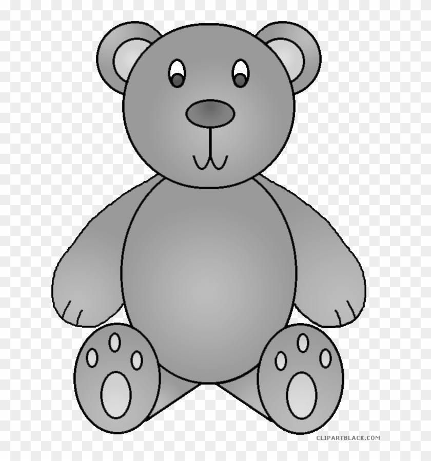 Birthday Bear Animal Free Black White Clipart Images - Goldilocks Clipart #1257561