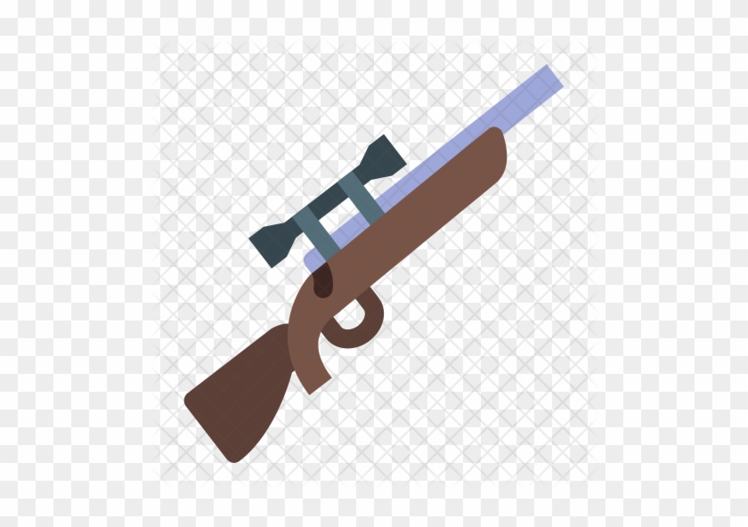 Automatic, Gun, Rifle, Swat, Weapon Icon - Sniper Emoji Png #1257664