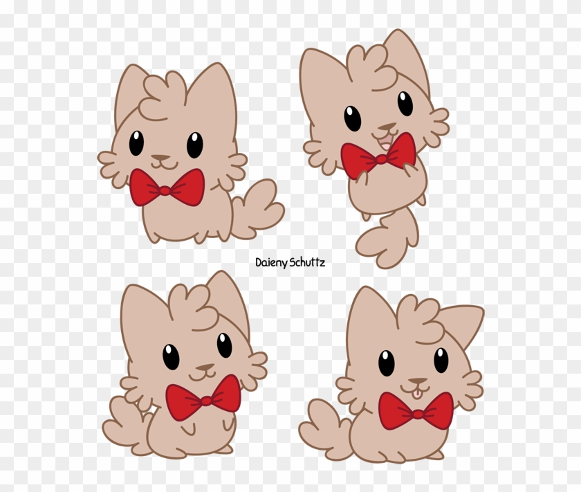 Cute Dog With Tie By Daieny On Deviantart - Cartoon #1257711