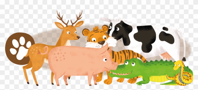 Animals - - Group Of Animals Png #1257854