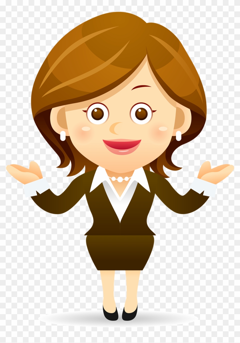 Cartoon Female Clip Art - Teacher Animated Student Character #1257929