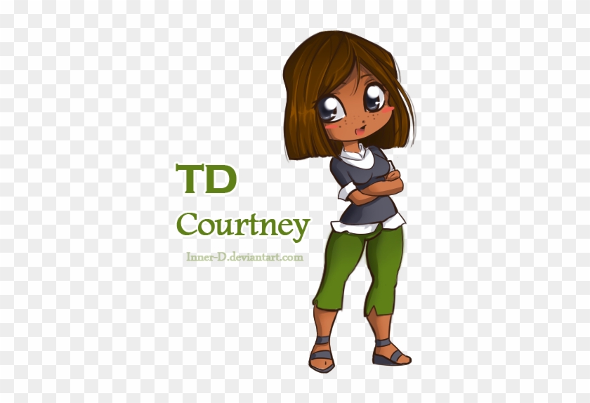 Td Chibi Anime Ish Courtney By Innerd - Cartoon #1257930