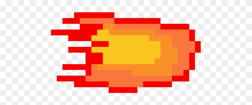 Fireball Clipart Pixel Sprite - Pixel Art #1258008