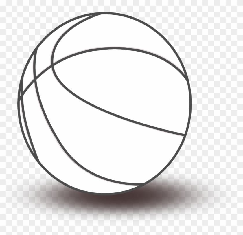 Basketball Black And White House Clipart Black And - White #1258179
