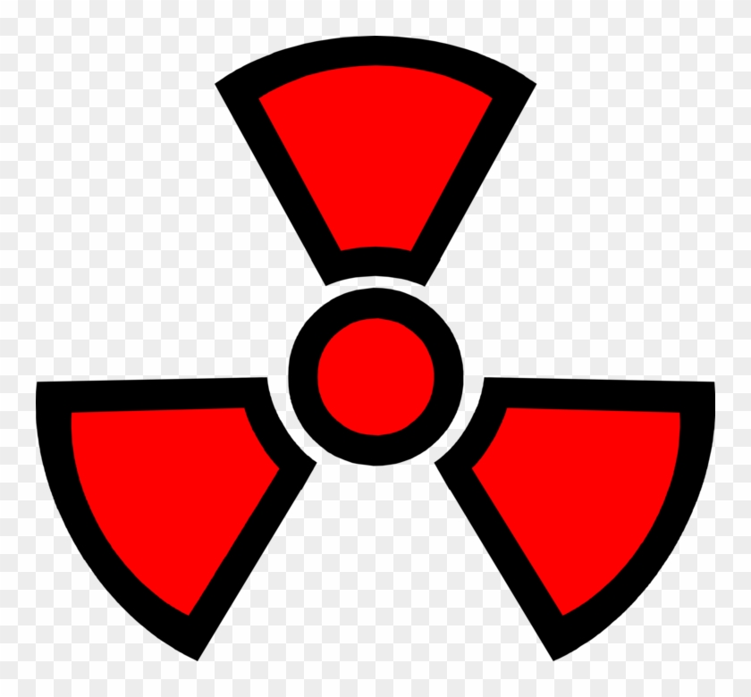 Vector Illustration Of Nuclear Fallout Radioactive - Radiation Drawing Easy #1258198