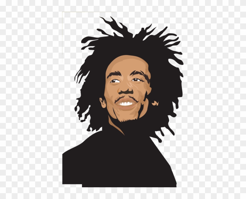 Share This Image - Bob Marley Cartoon Png #1258215