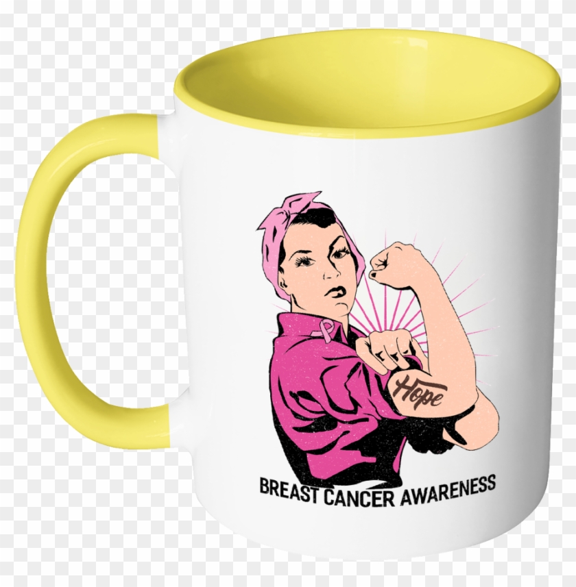 Hope We Can Do It Breast Cancer Awareness Awesome 7color - Mug #1258281