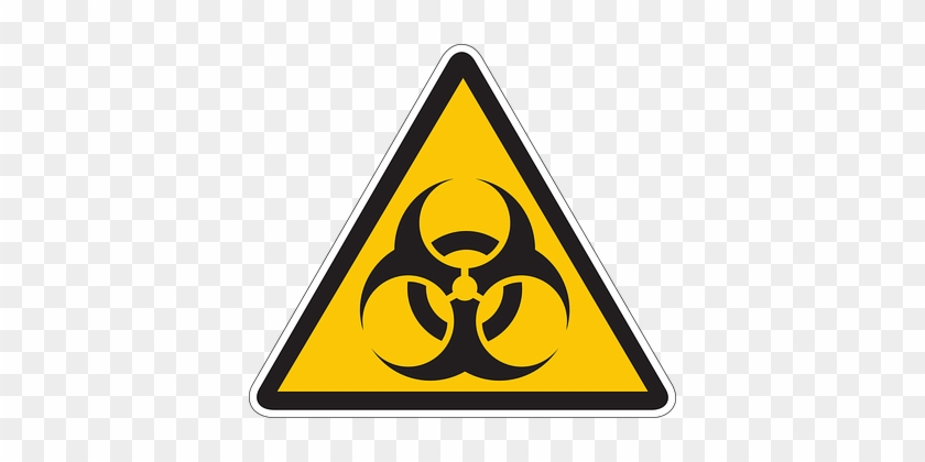 Safety Danger Information Warning Biohazar - Biohazard Sign Triangle #1258457