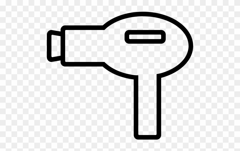 Web Icon Hair Dryer, Hair Dryer, Home Appliances Icon - Hair Dryer #1258526