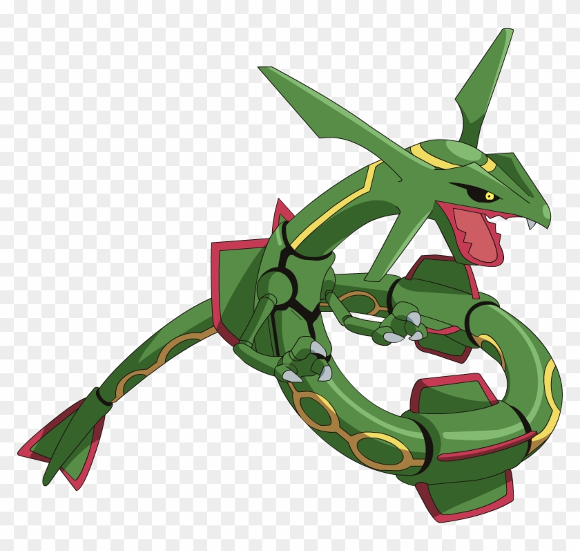 Stats, Moves, Evolution, Locations & Other Forms - Imagenes De Pokemon Rayquaza #1258534
