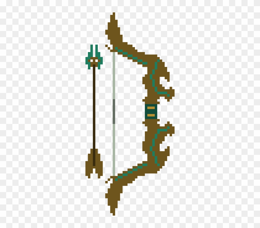 Glass Bow And Arrow - Bow Pixel Art #1258542