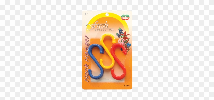 E-1 Plastic S Hook 6 Pcs - Birthday Candle #1258594