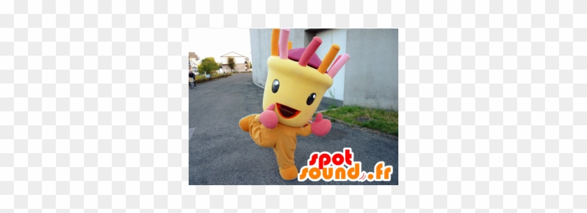 New Eppy Mascot, Yellow And Orange Man For Colored - New Spotsound Masot Yuru-chara Wu Tan Gray Cormorant #1258627