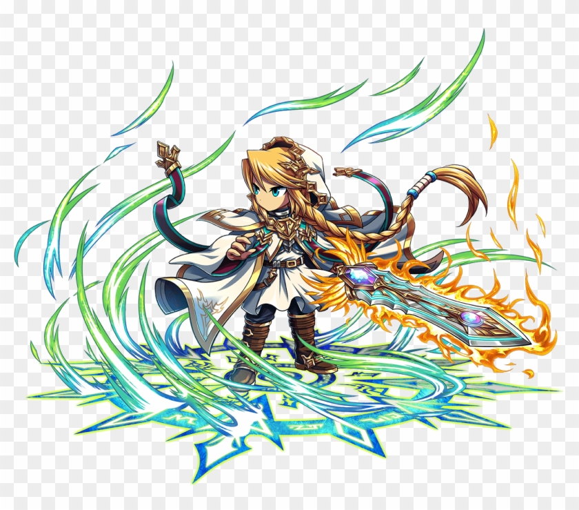 Unit Art 1 Legendary Six Heroes - Brave Frontier Omni Selena #1258641