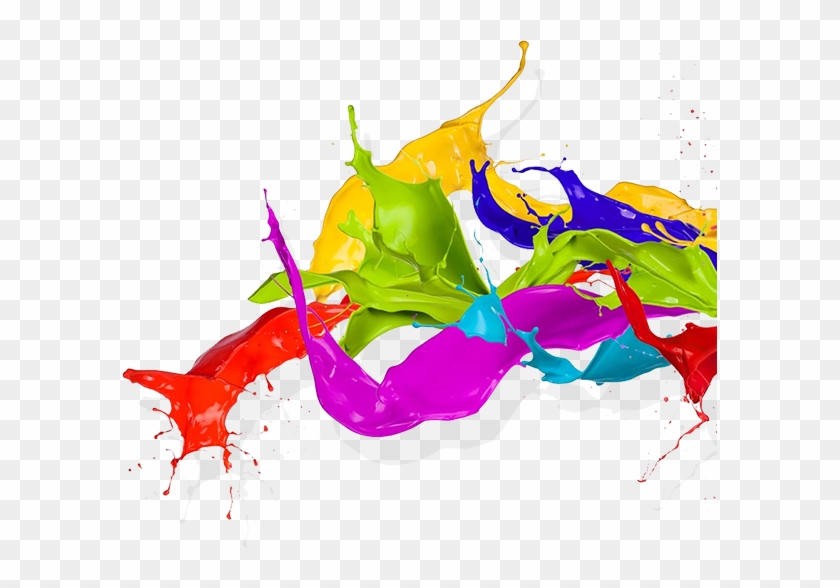 Basic Painting March 25, - Ink Splash Color Png #1258716