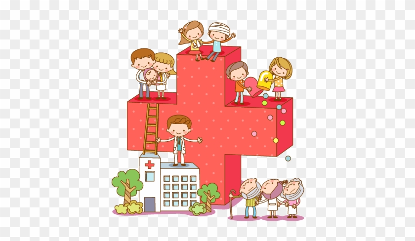 Cartoon Hospital Illustration - Illustration #1258722