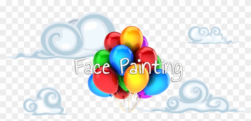 Face Painter Ft - Balloons Transparent #1258725