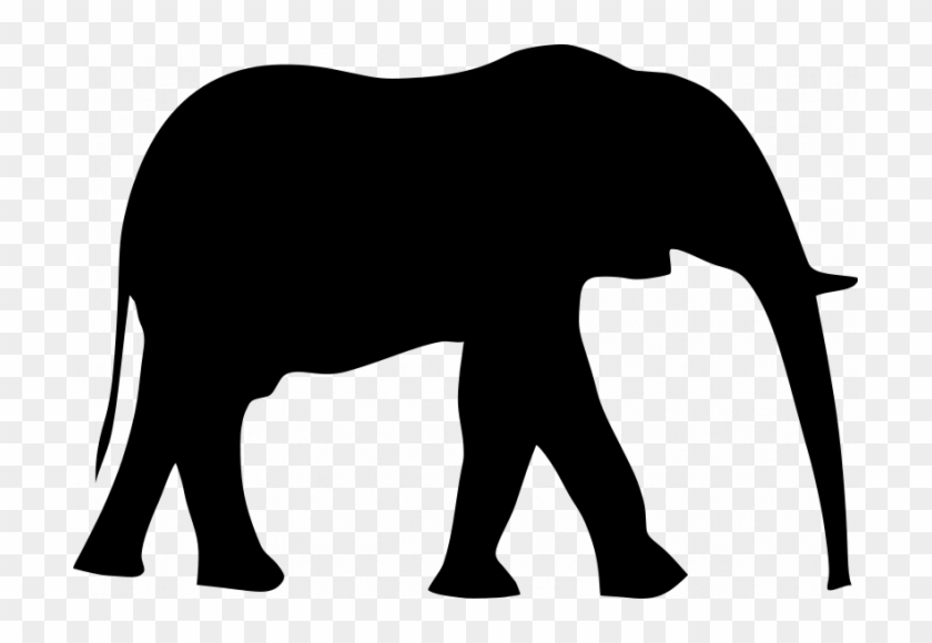 Elefante - Black Outline Of Animals #1258732