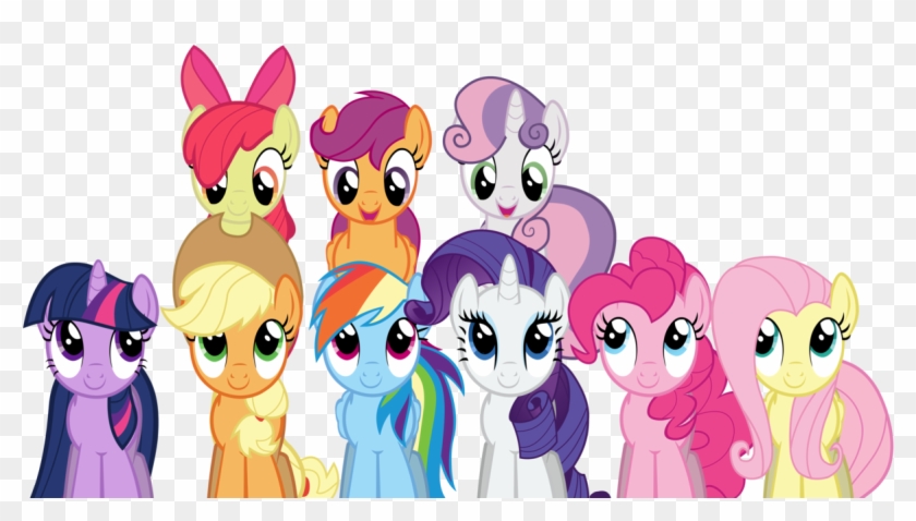 Smile Parade With The Mane 6 By Ramseybrony17 - Cartoon #1258754