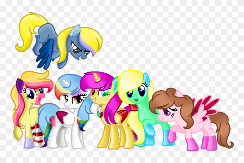 Mlp- My Mane Six ^ ^ By Bloodlover2222 - Cartoon #1258755