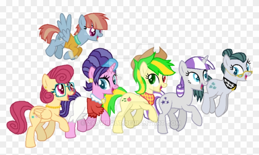 Mane Moms By Zapwbolt - Cartoon #1258763