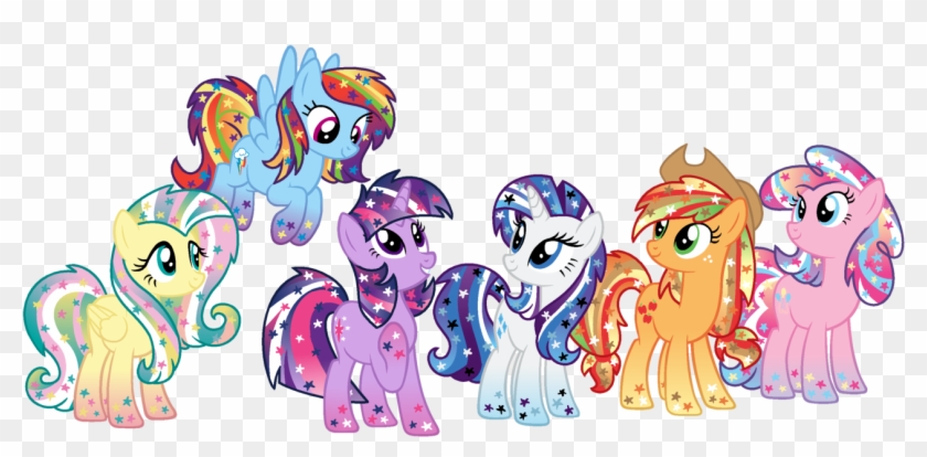 Thought I'd Try Designing The Mane Six As Universe - Mlp Mane Six Base #1258765