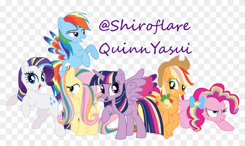 Mane 6 By Shyroy - Longdandan Adjustable My Little Pony Snapback Hats #1258769