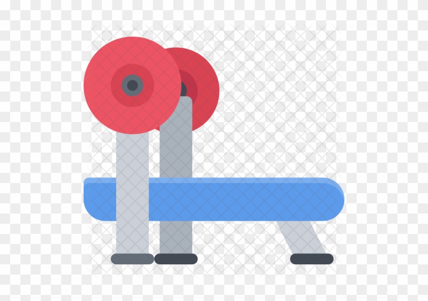 Barbell Press Icon - Number #1258776