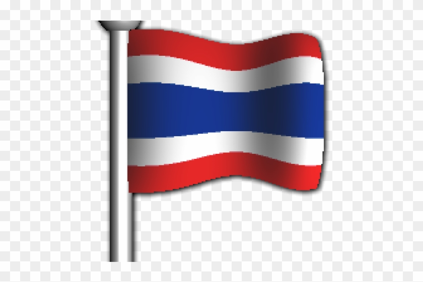 Thailand Flag Clipart Cute - Clip Art #1258939