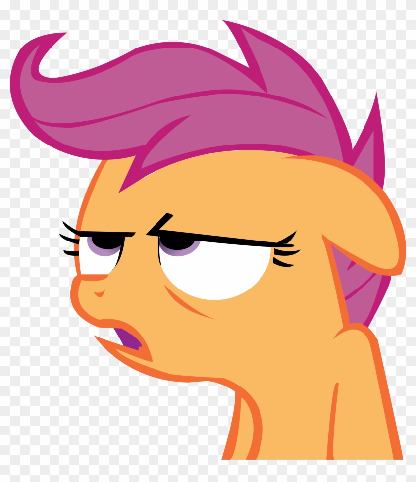 Scootaloo Sigh Face By Celticfan91 Scootaloo Sigh Face - Funny Mlp Scootaloo Face #1259091