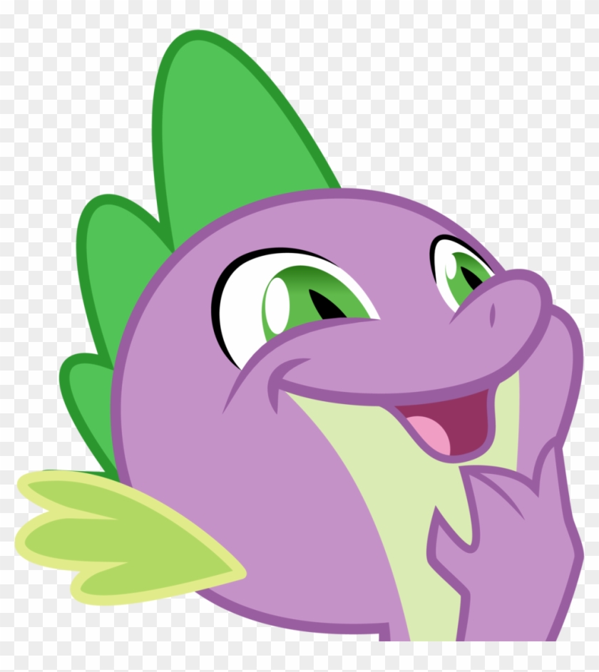 Yaranaika Face Mlp - Spike Smiling Mlp - Free Transparent PNG Clipart  Images Download