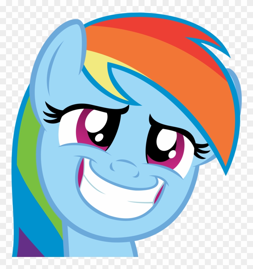 Funny Rainbow Dash Faces - Mlp Rainbow Dash Face #1259101