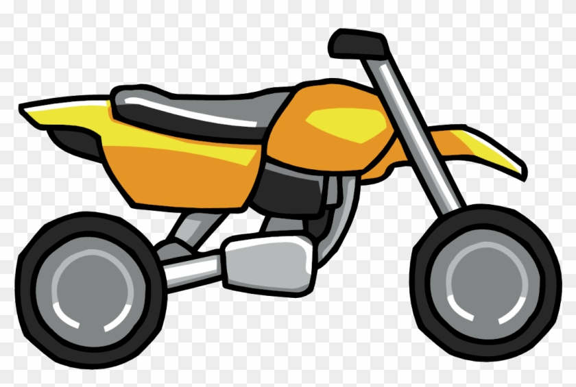 Cartoon Dirt Bike Sticker - Cartoon Dirt Bike Png #1259125