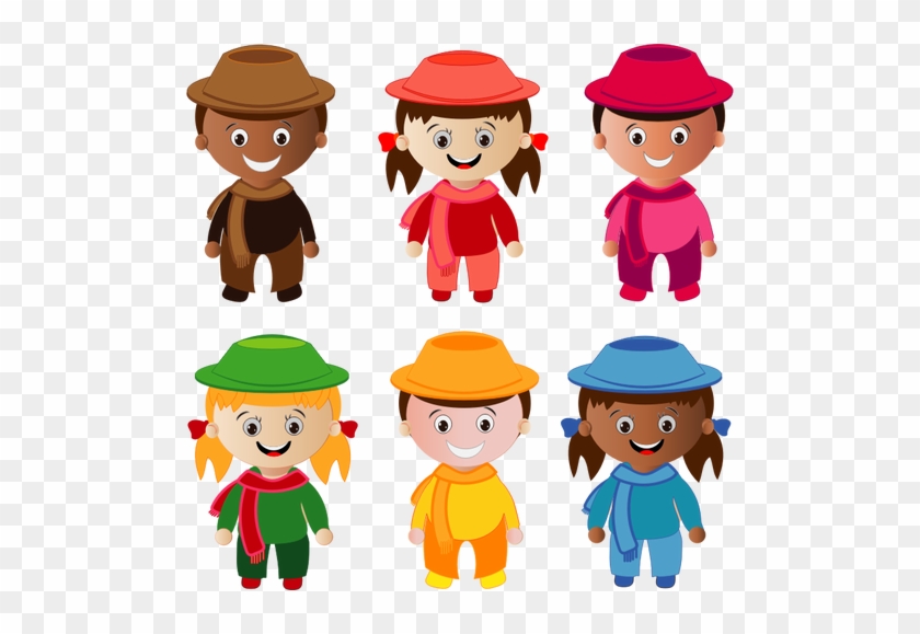 Cartoon Smiling Kids - Part Kids Clipart #1259145