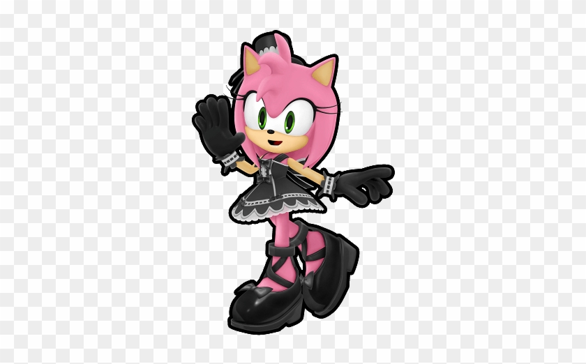 Goth Amy - Silver The Hedgehog Sonic Runners #1259392