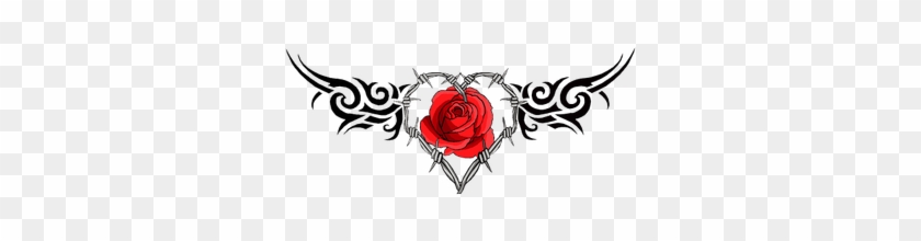 Gothic Clipart Transparent - Barb Wire Heart Tattoo #1259422