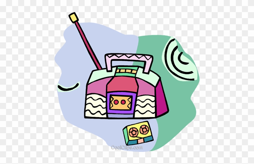 Ghetto Blaster Royalty Free Vector Clip Art Illustration - Ghetto Blaster Royalty Free Vector Clip Art Illustration #1259457