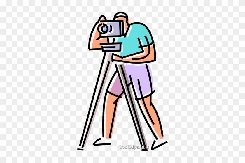 Photographer About To Snap A Picture Royalty Free Vector - Photographer About To Snap A Picture Royalty Free Vector #1259618