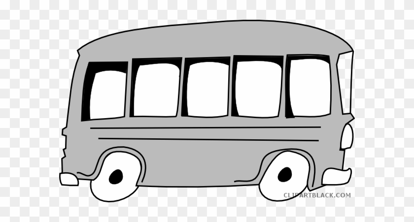 Party Bus Transportation Free Black White Clipart Images - Pink Bus Clip Art #1259627
